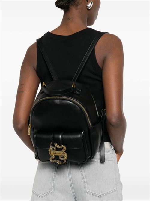 Zaino donna piccolo con fibbia logata JUST CAVALLI | 80RA4BA5ZSA89899